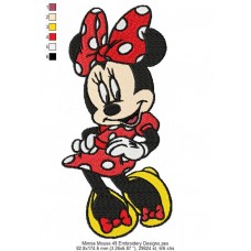 Minnie Mouse 49 Embroidery Designs